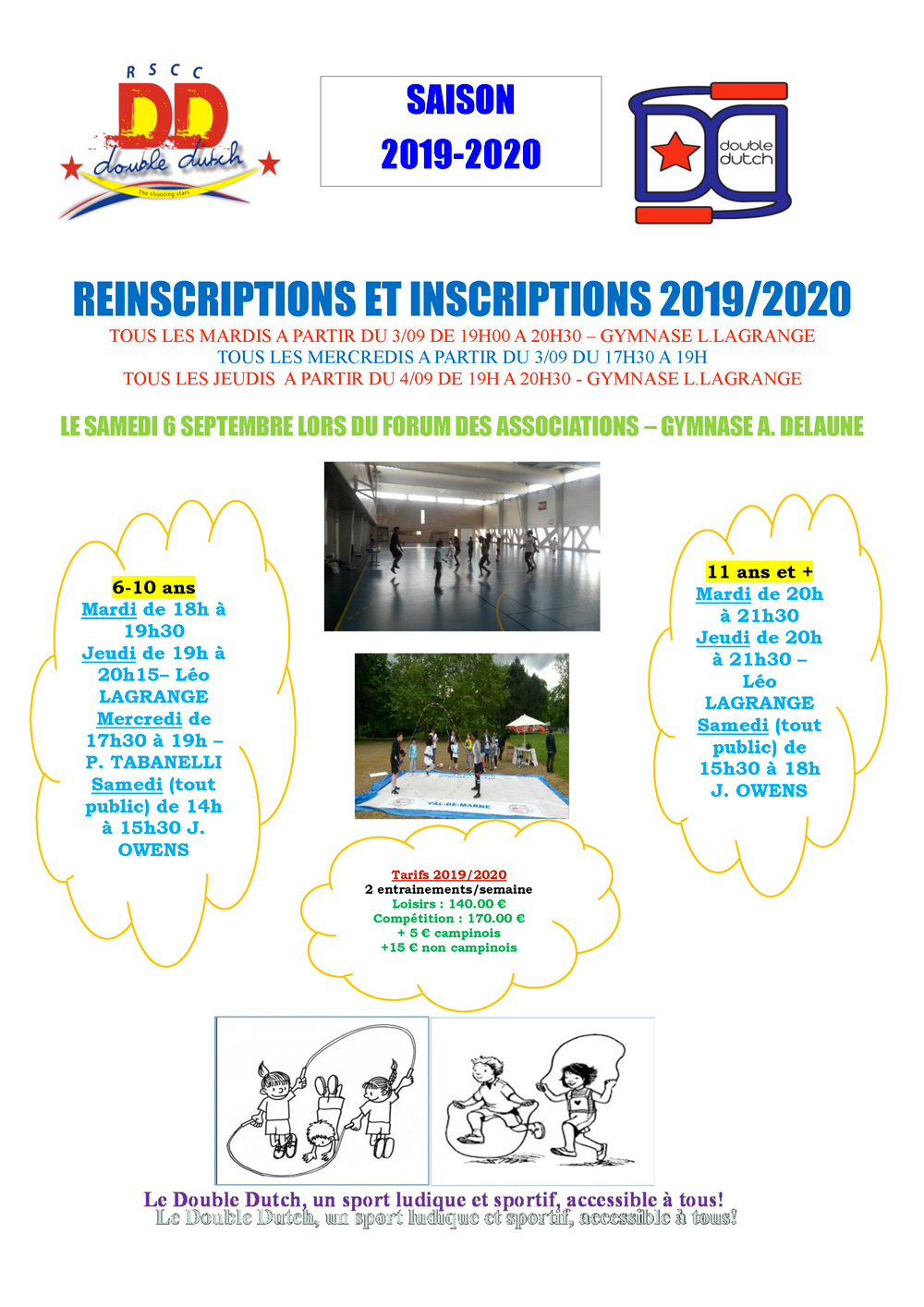 RENTRÉE 2019